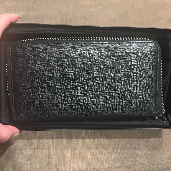 Saint Laurent Black Long Wallet Organizer. Brand New without Tags. - Picture 1 of 5